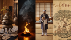 Agarwood cultural significance - Arab Gulf bakhoor Japanese Kodo ceremony Hindu havan ritual Purpose