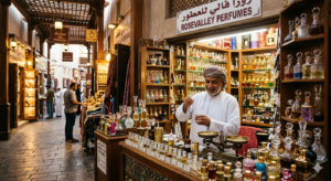 Deira Perfume Souk in the early morning