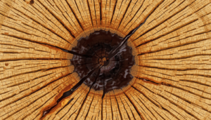 How agarwood forms - resin accumulation in Aquilaria heartwood cross-section Purpose