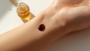 Testing Hindi oud on wrist -how to test pure oud oil before buying in Dubai