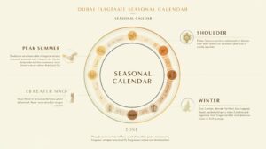 Dubai fragrance seasonal calendar - best perfumes for Dubai summer, winter, and shoulder seasons.