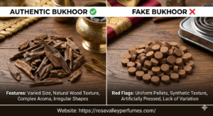 Authentic vs fake bukhoor in Dubai