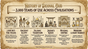 History of Dehnal Oud — 3,000 years of use across civilisations