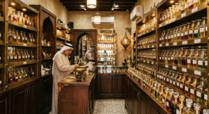 Arabian attar perfume shop in Deira, Dubai