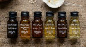 Comparing top Arabic oud perfume oils for men at Rose Valley Dubai